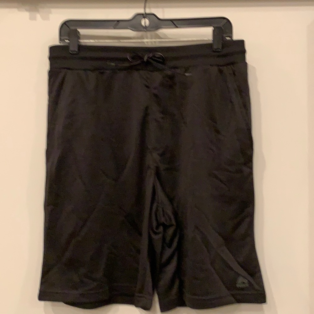 Black athletic shorts